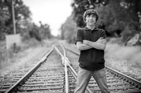 Corbin Gibson @ Highland Depot Tracks - BW - TJP (13 of 43)