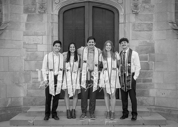Kera & Friends Grad Photos W25 B&W (29 of 259)