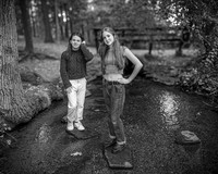 Cambron Twins @ Central Park - BW - TJP (8 of 26)