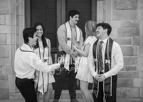 Kera & Friends Grad Photos W25 B&W (25 of 259)