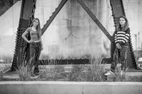 Cambron Twins @ Central Park - BW - TJP (20 of 26)