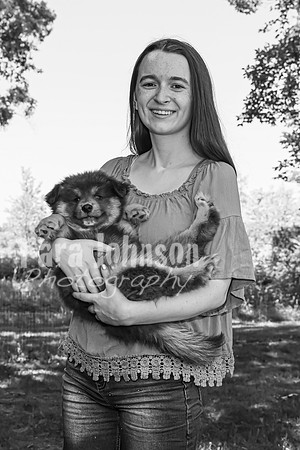 Bryde Family & Finish Lapphund Pups - BW - TJP (57 of 60)