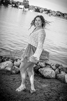 Mia DeRose @ Cedar Island - BW - TJP (3 of 100)