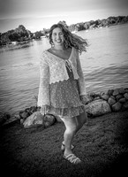 Mia DeRose @ Cedar Island - BW - TJP (2 of 100)
