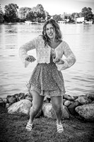 Mia DeRose @ Cedar Island - BW - TJP (9 of 100)