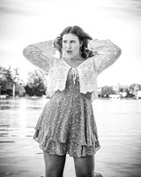 Mia DeRose @ Cedar Island - BW - TJP (10 of 100)
