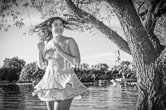Mia DeRose @ Cedar Island - BW - TJP (28 of 100)