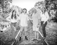 Badertscher Family on Pettibone Lake - BW - TJP (2 of 14)