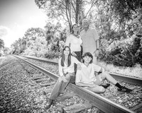 Badertscher Family on Pettibone Lake - BW - TJP (3 of 14)