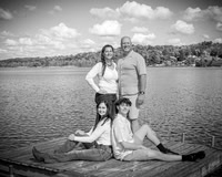Badertscher Family on Pettibone Lake - BW - TJP (14 of 14)