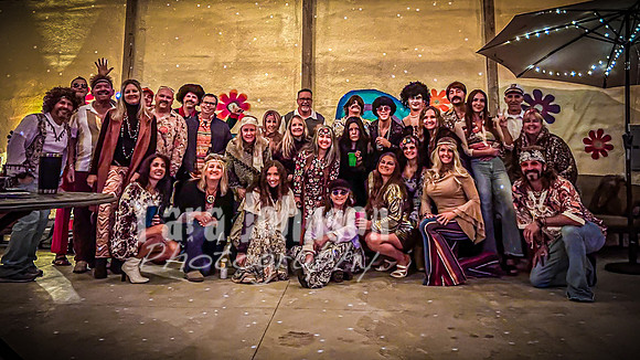 2022 Johnson's Barn Party - 70's style - Group