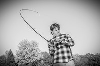 E. McDiarmid @ Cedar Island Lake - BW
