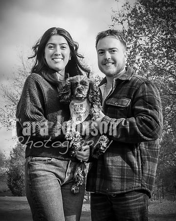 Garrett & MJ Engagement @ Willow Way - BW - TJP (5 of 74)