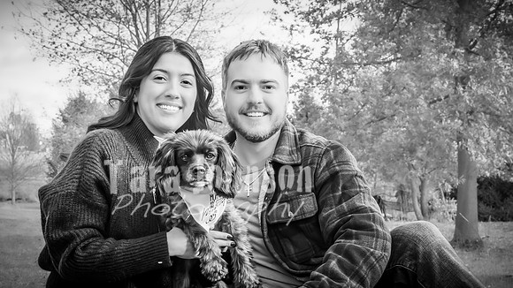 Garrett & MJ Engagement @ Willow Way - BW - TJP (3 of 74)