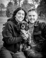 Garrett & MJ Engagement @ Willow Way - BW - TJP (2 of 74)