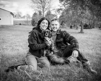 Garrett & MJ Engagement @ Willow Way - BW - TJP (1 of 74)