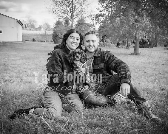 Garrett & MJ Engagement @ Willow Way - BW - TJP (1 of 74)