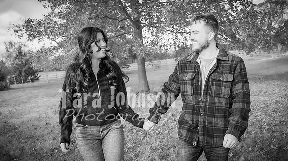 Garrett & MJ Engagement @ Willow Way - BW - TJP (48 of 74)