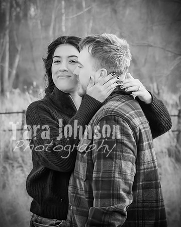 Garrett & MJ Engagement @ Willow Way - BW - TJP (53 of 74)