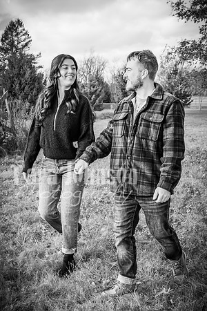 Garrett & MJ Engagement @ Willow Way - BW - TJP (50 of 74)