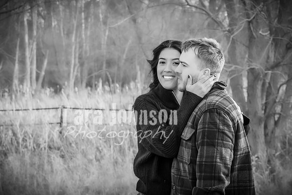 Garrett & MJ Engagement @ Willow Way - BW - TJP (54 of 74)