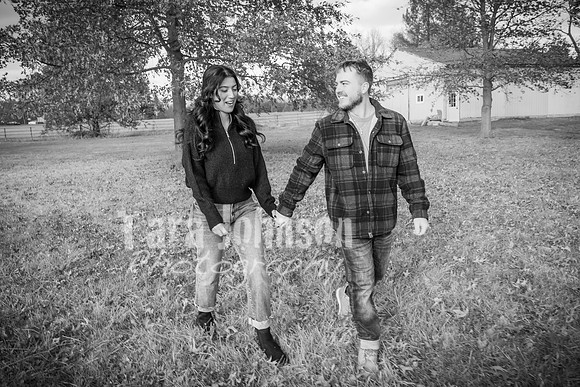 Garrett & MJ Engagement @ Willow Way - BW - TJP (47 of 74)