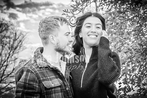 Garrett & MJ Engagement @ Willow Way - BW - TJP (70 of 74)
