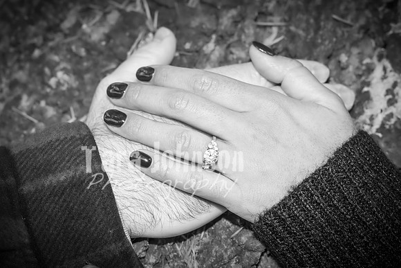 Garrett & MJ Engagement @ Willow Way - BW - TJP (73 of 74)
