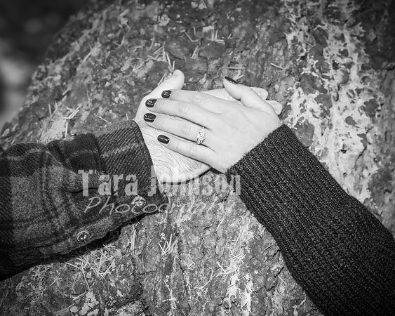 Garrett & MJ Engagement @ Willow Way - BW - TJP (72 of 74)