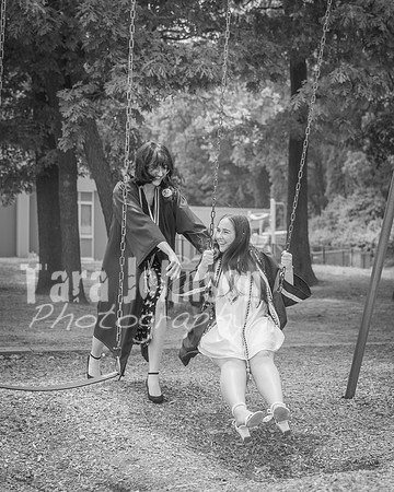 2025 Ava & Grace F Graduation Photos B&W (24 of 106)