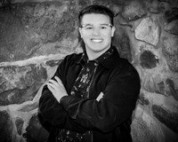 Ben Sanko - with Glasses - BW