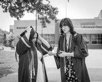 2025 Ava & Grace F Graduation Photos B&W (10 of 106)
