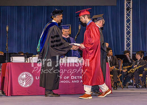 2026 U of D Grad - Angle #2 - Diploma with Principal Smith - TJP (8 of 234)