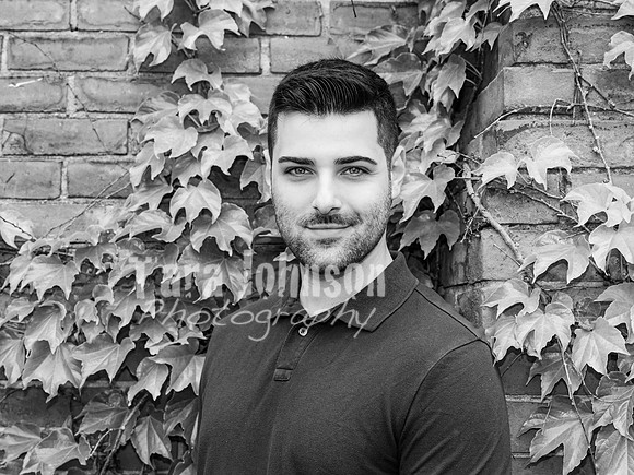 Josh McElyea - Professional Headshots (Outdoors) - BW - TJP (9 of 10)