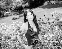 Margret Van Netten @ Terraces Flower Farm (BW-B) - TJP (2 of 100)