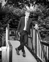 Justin Witt in Downtown Milford - BW - TJP (1 of 48)