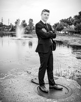 Justin Witt in Downtown Milford - BW - TJP (14 of 48)