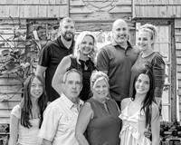 Horton & Gukian Family @ Terraces Flower Farm & Cedar Island - BW - TJP (6 of 11)