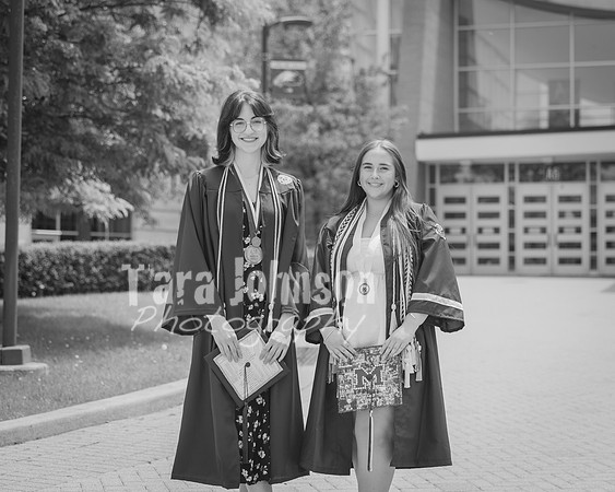 2025 Ava & Grace F Graduation Photos B&W (50 of 106)