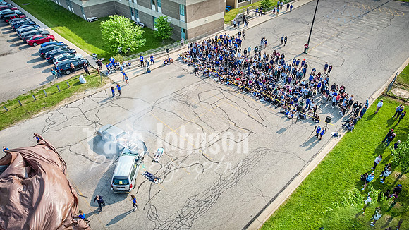 2023 LHS Mock Car Crash - Drone Images - TJP (10 of 101)