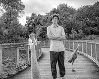 N. Sassak @ Kensington Nature Center - BW