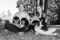 Bryde Family - BW
