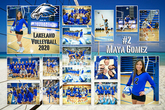 2020 LHS VB Senior Collage - #2 Maya Gomez