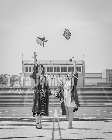 2025 Ava & Grace F Graduation Photos B&W (70 of 106)