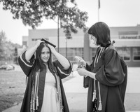 2025 Ava & Grace F Graduation Photos B&W (11 of 106)