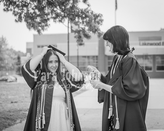 2025 Ava & Grace F Graduation Photos B&W (11 of 106)