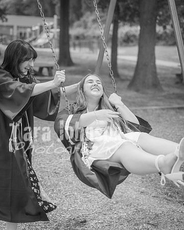 2025 Ava & Grace F Graduation Photos B&W (26 of 106)