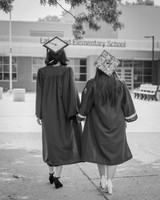 2025 Ava & Grace F Graduation Photos B&W (5 of 106)