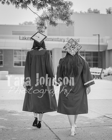 2025 Ava & Grace F Graduation Photos B&W (3 of 106)