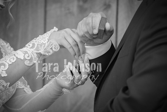 T. & K. Belill Wedding 23 - FC - B&W - DPH-90
